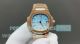 GR Factory Replica Patek Philippe Nautilus 32mm Bergen Sunrise Dial Rose Gold Quartz Watch (9)_th.jpg